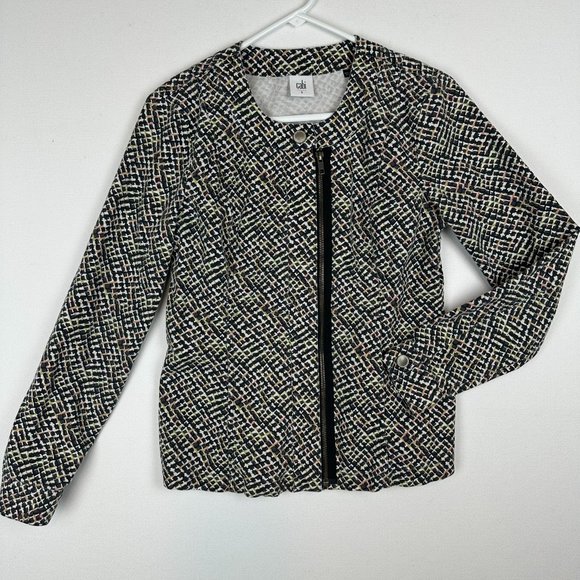 Cabi Moto Geo Printed Jacket - Picture 1 of 7